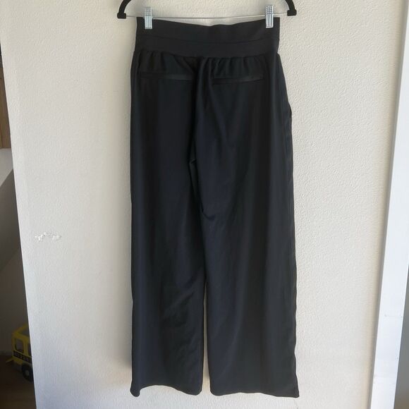 Athleta Women’s Size 6 Nolita Wide Leg Black Pull On Pants Casual Stretch - Picture 2 of 8